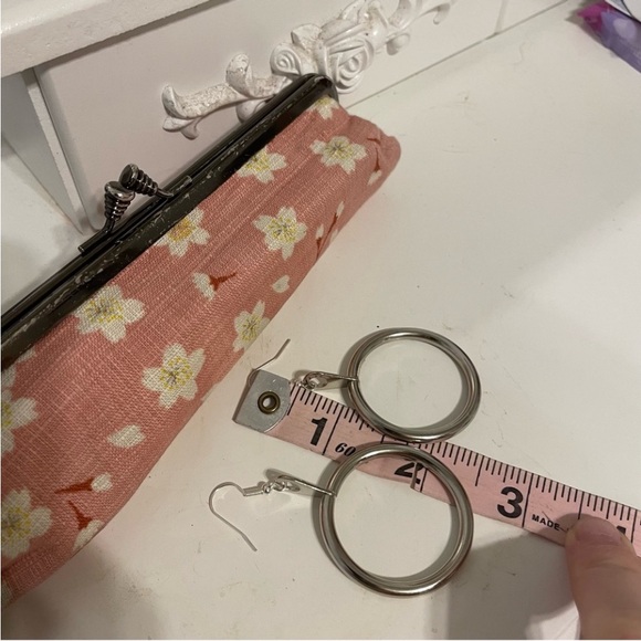 Silver Hoop Earrings - Picture 6 of 15